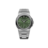 Corniche La Grande Steel with Verte Olive Dial