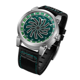 Zinvo Blade Silver Green Gem