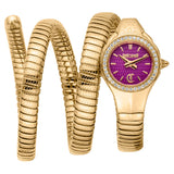 Just Cavalli Signature Snake Vita - Yellow Gold Violet