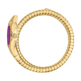Just Cavalli Signature Snake Vita - Yellow Gold Violet