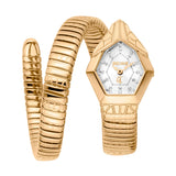 Just Cavalli Signature Snake Gemma - Yellow Gold Silver