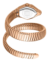 Just Cavalli Signature Snake Gemma - Rose Gold Blue