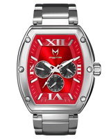 MSTR MJ128SS Major Silver Red Steel Band