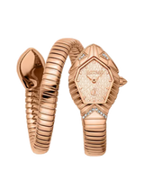 Just Cavalli Signature Snake Speranza - Rose Gold
