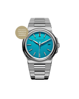 Corniche La Grande Steel With Bleu Azur Dial