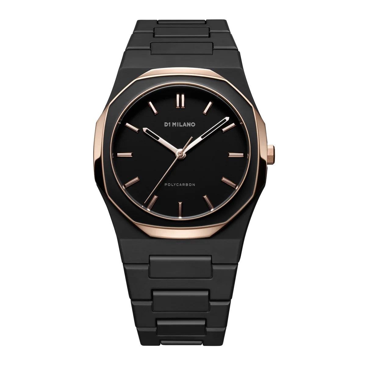 D1 MILANO PCBJ35 POLYCARBON 40.5MM - BLACK MESH – Klassy Watches