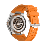 D1 MILANO SKRJ16 SKELETON RUBBER STRAP - SLICE ORANGE
