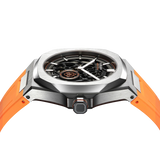 D1 MILANO SKRJ16 SKELETON RUBBER STRAP - SLICE ORANGE