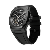 D1 MILANO SKRJ17 Jet Black Skeleton Rubber 41.5 mm