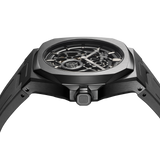 D1 MILANO SKRJ17 Jet Black Skeleton Rubber 41.5 mm