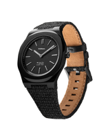 D1 MILANO UHKJ01 Black Kevlar Ultra Thin Watch | 39mm