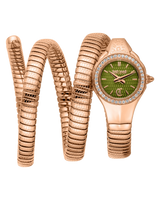 Just Cavalli Signature Snake Vita - Rose Gold Olive
