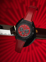 MSTR AM272MV Deadpool Ultra Matte Black Leather Band