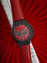 MSTR AM272MV Deadpool Ultra Matte Black Leather Band