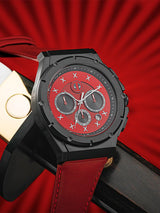 MSTR AM272MV Deadpool Ultra Matte Black Leather Band