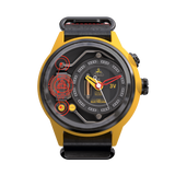 Electricianz The Ammeter Black Leather Nato 45mm