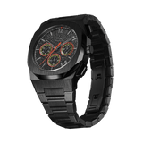 Black watch for men, watch for men, Black watch, men watch,  asphalt grain dial watch, asphalt grain dial watch for men, D1 Milano