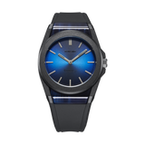 black watch for men, watch for men, black watch, men watch, blue dial watch, blue dial watch for men, D1 Milano