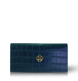 GC Continental Wallet Croco Embossed Leather