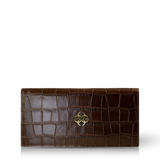 GC Continental Wallet Croco Embossed Leather
