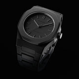 D1 MILANO PCBJ10 Polycarbonate, black watch for men, watch for men, black watch, men watch, black dial watch, black dial watch for men