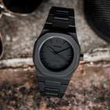D1 MILANO PCBJ10 Polycarbonate, black watch for men, watch for men, black watch, men watch, black dial watch, black dial watch for men