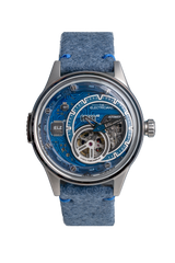 Electricianz The Hybrid E-Blue Leather 43mm