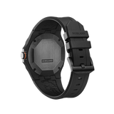 D1 MILANO DTRJ03 Rust Delta 001, Black watch for men, watch for men, Black watch, men watch, Sandblasted Black dial watch, Sandblasted Black dial watch for men, Rubber watch, Black Natural Rubber Strap.