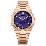 Zinvo Rival Galaxy, Rose Gold watch for men, watch for men, Rose Gold Watch, men watch, Grow in The Dark Index and Hands Dial watch, Grow in The Dark Index and Hands Dial watch for men, Bracelet watch, Rubber Watch, Stainless Steel Strap, Premium silicone Strap, Blue Rubber Strap.