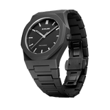 D1 MILANO PCBJ11 Polycarbonate, black watch for men, watch for men, black watch, men watch, black dial watch, black dial watch for men