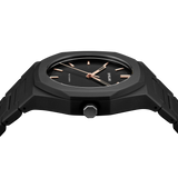 D1 MILANO PCBJ12 Polycarbonate, black watch for men, watch for men, black watch, men watch, black dial watch, black dial watch for men
