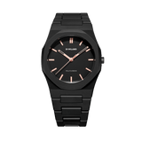 D1 MILANO PCBJ12 Polycarbonate, black watch for men, watch for men, black watch, men watch, black dial watch, black dial watch for men