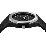 D1 MILANO PCBJ14 Polycarbonate, black watch for men, watch for men, black watch, men watch, black dial watch, black dial watch for men