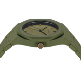 D1 MILANO PCBJ22 Polycarbonate, green watch for men, watch for men, green watch, men watch, green dial watch, green dial watch for men