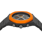 D1 MILANO PHBJ01 POLYCHRONO 40.5MM - ORANGE BLAST