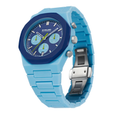 D1 MILANO PHBJ03 POLYCHRONO 40.5MM - BLUE BLAST