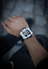 GC Watch Case RSC44 Albino White - Black Titanium