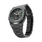 D1 MILANO SKBJ07 Skeleton, Gunmetal watch for men, watch for men, Gunmetal watch, men watch, Skeleton dial watch, Skeleton dial watch for men