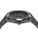 D1 MILANO SKBJ07 Skeleton, Gunmetal watch for men, watch for men, Gunmetal watch, men watch, Skeleton dial watch, Skeleton dial watch for men