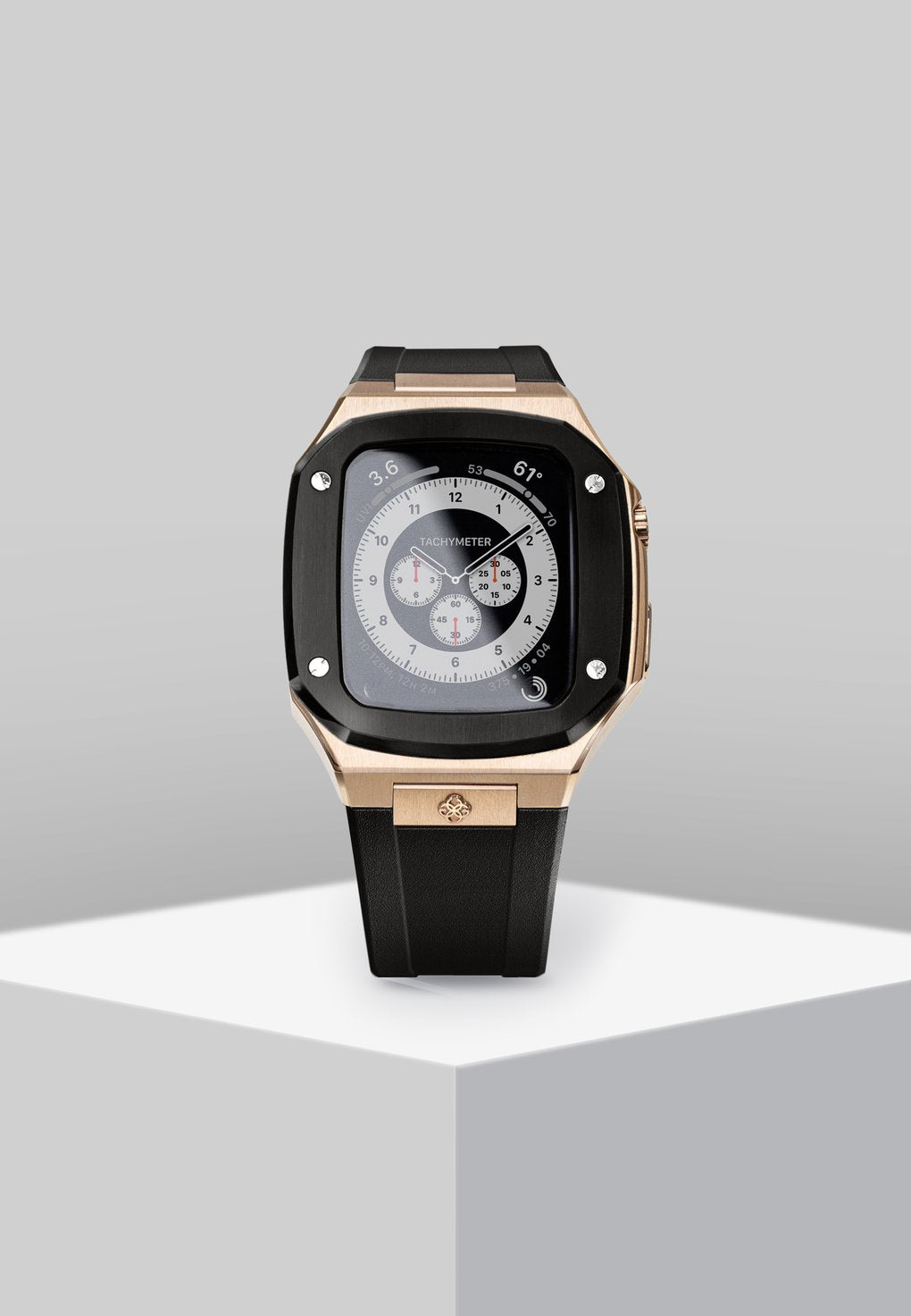 GC Watch Case SP44 Rose Gold Black