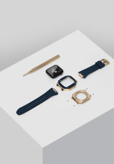 GC Watch Case SP44 Rose Gold Blue