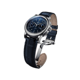 Corniche Heritage Chronograph Stainless Steel with Blue Dial