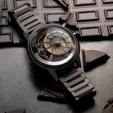 Electricianz The Brown Z Metal Bracelet 45mm