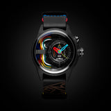 Electricianz The Carbon Z Black Leather Nato 42mm