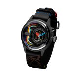 Electricianz The Carbon Z Black Leather Nato 42mm