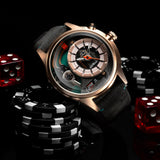 Electricianz The CaZino Suede Leather 45mm