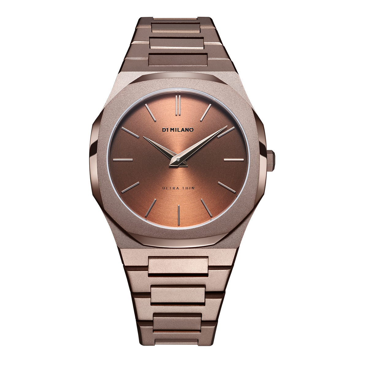 D1 MILANO UTBJ10 Chocolate Ultra Thin Bracelet 40mm Klassy Watches