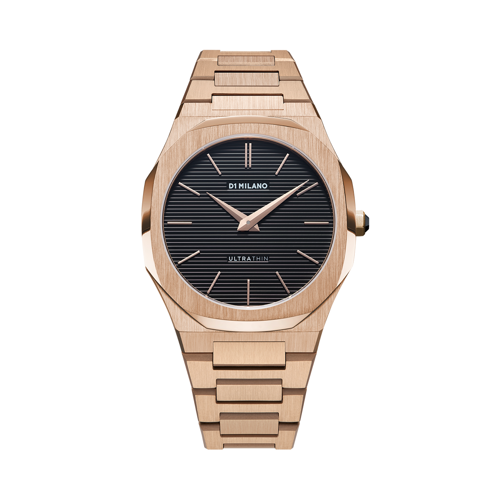 D1 MILANO UTBJ16 Rose Gold Ultra Thin Bracelet 40mm Klassy Watches