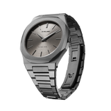 D1 MILANO UTBJ22 Antracite Ultra Thin, Gunmetal watch for men, watch for men, Gunmetal watch, men watch, Gunmetal dial watch, Gunmetal dial watch for men, Bracelet watch, Stainless Steel strap.