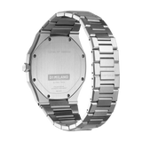 D1 MILANO UTBJ23 Linen Ultra Thin, Silver watch for men, watch for men, Silver watch, men watch, White Light dial watch, White Light dial watch for men, Bracelet watch, Stainless Steel strap.
